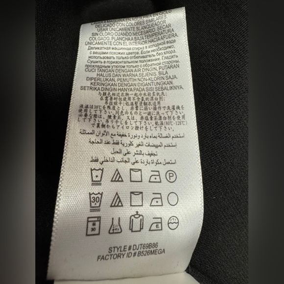 BCBGeneration NWT “Shades of Grey” Midi Black Dress Size 10 - Picture 9 of 9